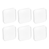Uxcell Door Stoppers Wall Protector, 6pcs Soft Silicone Door Handle Buffers, Self Adhesive Door Knob Guard, Transparent