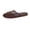Brown, variant on Women's Chinese Mesh Mule Sandals Floral Embroidered Slip-On Falt Mules