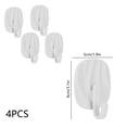 thumbnail image 3 of Adhesive Wall Hooks, No Drill Heavy Duty Sticky Hooks With Strong Hold, Damage Free Installation And Anti Slip Design, Space Saving Wall Organizer For Bathroom Kitchen Entryway Bedroom Closet, 3 of 6