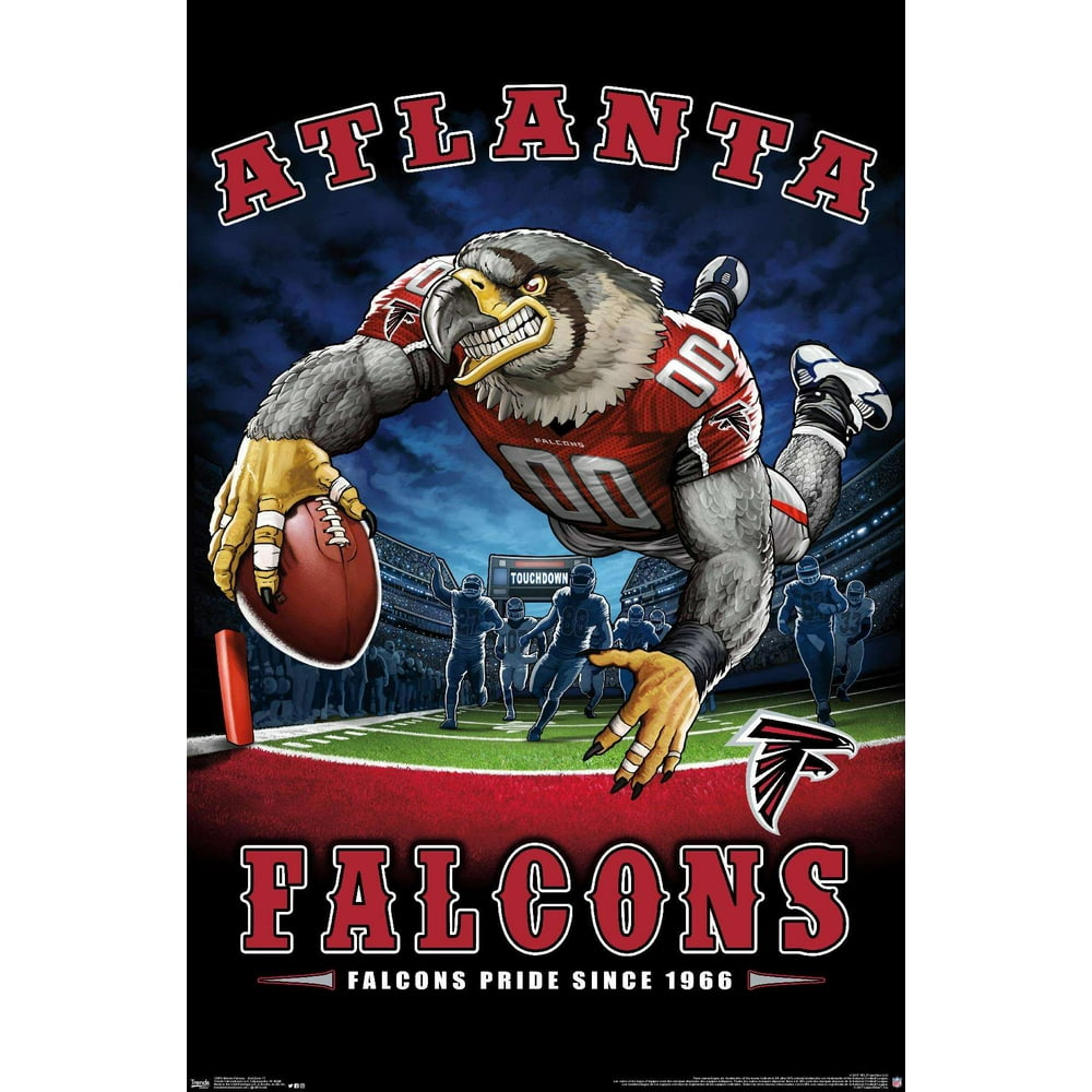 Trends International Printed Atlanta Falcons Posters, 14.72" x 22.37