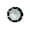Black, variant on Tripact 100 mm Turquoise Diamond Shaped Jewel Crystal Paperweight