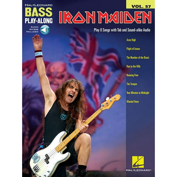 Iron Maiden Bass Play-Along Volume 57 Book/Online Audio, (Paperback)