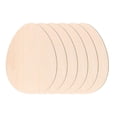 thumbnail image 1 of 6 piezas de huevos de Pascua de madera para que pintan discos de madera, rebanadas, adornos, etiquetas de regalo duraderas, colgantes, Sunnimix Piezas de madera sin terminar, 1 of 8
