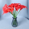 thumbnail image 2 of Artificial Flowers Kit Clearance, Ongmies Artificial Calla Flowers Wedding Bouquet Flower Decor Flower 10Pcs Home Decoration Faux Calla Lilies Flower, 2 of 4