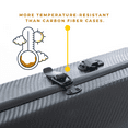 thumbnail image 4 of GEWA Pure Polycarbonate 2.4 Oblong Violin Case - Grey/Black with Subway Handle, 4 of 10