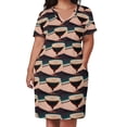 thumbnail image 2 of Vestido holgado con bolsillos para mujer prenda con ilustración de cóctel Espresso Martini ropa de verano, 2 of 6