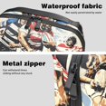 thumbnail image 4 of Football Travel Case Charger Pouch Hard Drive Bag Cable Organizer Desk Cord Travel Organizer Waterproof Oxford Fabric Electronic Digital Accessories Storage Bag Black 5.9x9.44x3.14 in, 4 of 6