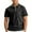 Black, variant on Tiijoy Boys Zipper Short Sleeve Polo Shirt School Uniform Casual Solid Shirt, Sizes 11-12