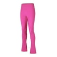thumbnail image 5 of Pantalones deportivos de yoga: leggings acampanados de cintura alta, nailon y spandex, ropa deportiva elegante, cómodos y elásticos., 5 of 5