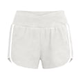 thumbnail image 3 of SBYOJLPB Shorts Pants Women's Loose Solid Color Shorts Thin Casual Shorts Sports Wearable Shorts Elastic Waist, 3 of 4