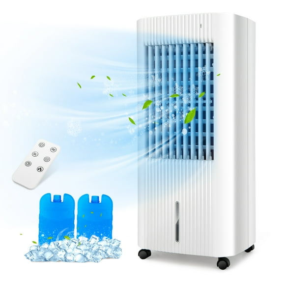 Giantex 3-in-1 Evaporative Air Cooler, Oscillating Swamp Cooler w/3 Modes, 3 Speeds, 15H Timer, Portable Air Cooler for Room Home Office