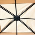 thumbnail image 4 of Garden Winds Replacement Canopy Top Cover Compatible with The FDW 10x10 Gazebo - Riplock 350 Beige, 4 of 10