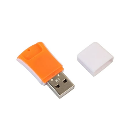ZHIYU High Speed Mini USB 2.0 Micro SD TF T-Flash Memory Card Reader Adapter Micro USB 2.0 Mini Card Reader Reader SD TF T-Flash High Speed Portable Specifications: Color: Random Appearance Material: Metal Support card: SD / TF Interface: USB 2.0 Features: 1. Super mini size  slim and portable. 2. Elegant design  stylish. 3. Support SD/TF card  multifunctional and universal. 4. USB 2.0 high speed transfer rate. Packing list: 1 x Card reader