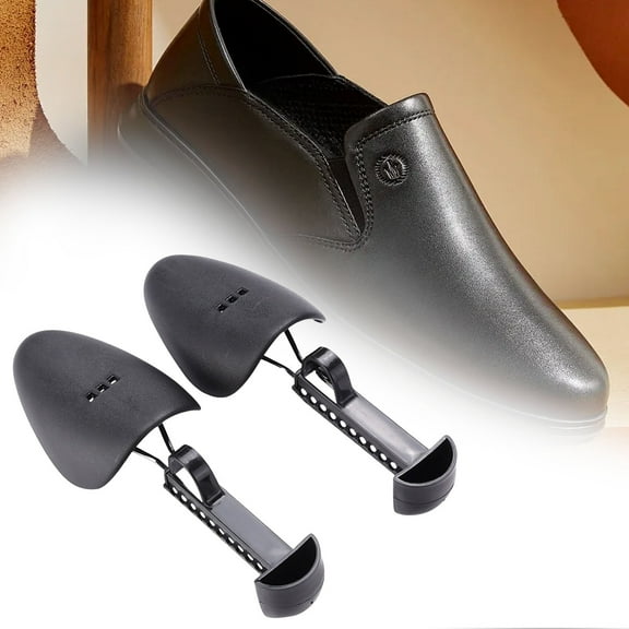 Mozhitti 5 Pairs Practical Plastic Adjustable Length Men Shoe Tree Stretcher Boot Holder (5 Pairs )