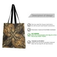 thumbnail image 2 of Canvas Tote Bag for Women Girls Design Print Golden Elegance Tote, 2 of 8