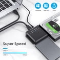thumbnail image 2 of Adaptador USB 3.0 a SATA IDE compatible con 8 TB 5 Gbps para 25 HDD/SSD externo de 35 pulgadas JShteea El nuevo, 2 of 9