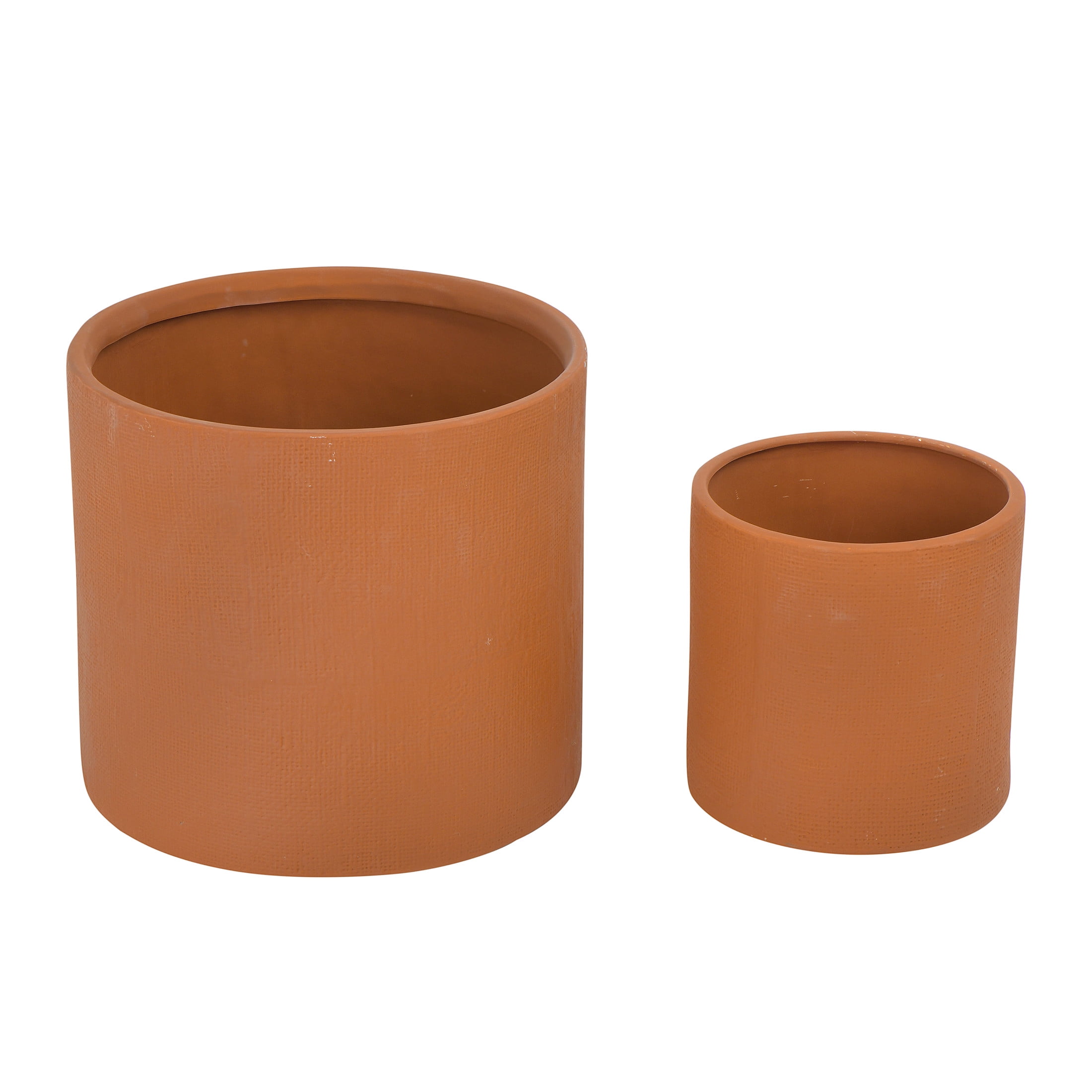 Main + Mesa Stoneware Planters, Set of 2