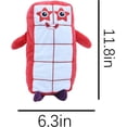 thumbnail image 3 of Números de peluche digitales, 10 números de peluche, número de anime, peluche, matemáticas, iluminación, animación, muñeco de peluche, suministros para fiestas para niños y niñas, 3 of 5