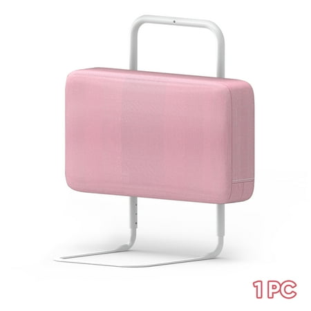 Kidsbuddy 19.7" Toddler Bed Rails Guard Foldable Portable Kids Bed Rail 5 Hole Height Adjustable Bed Rails for Toddlers, 1PC, Pink