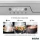thumbnail image 2 of Campana Extractora De Cocina Purificadora Acero Inox 50cm, 2 of 5