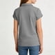thumbnail image 4 of Top de Manga Corta para Niños Rayas Botón Arriba Camiseta Casual Suéter Algodón Mezcla Blusa Medio a Grande Verano, 4 of 7