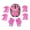 Pink, variant on Bobasndm Kids Helmet Elbow Knee Pads Wrist Guard Sports Protective Gear Adjustable Skateboard Bicycle Skating Cycling Safety Set for Boys Girls