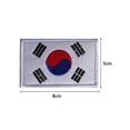 thumbnail image 2 of Parches de brazalete Bandera de país creativa Brazalete Decoración de ropa (Corea) Ehuebsd Para estrenar, 2 of 9