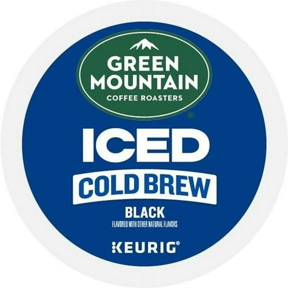 Green Mountain Coffee Roasters, Black Cold Brew, Keurig Single-Serve K-Cup Pods, 10 Count - Pack of 2