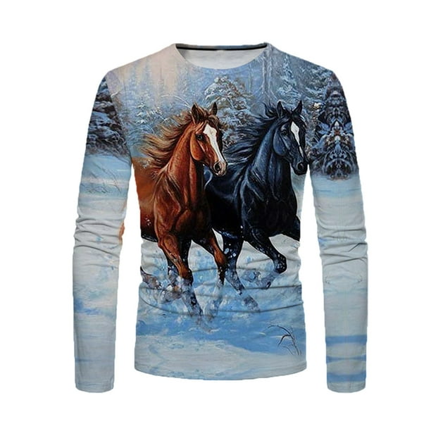 Camisas con estampados de caballos hotsell
