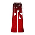 thumbnail image 5 of Pantalones largos para hombre, cintura elástica, transpirables, cómodos, suaves, informales, de playa, de poliéster., 5 of 5