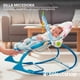 thumbnail image 4 of Silla Mecedora Columpio Electrica Para Bébe Portátil De Lujo Cómodo Bouncer Para Bebes Silla Acolchada Multifuncional Con Juguetes Colgante (VERDE), 4 of 6