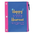 thumbnail image 1 of Pochette pour reliure à glissière Pen + Gear Happy Braille, 1 of 6