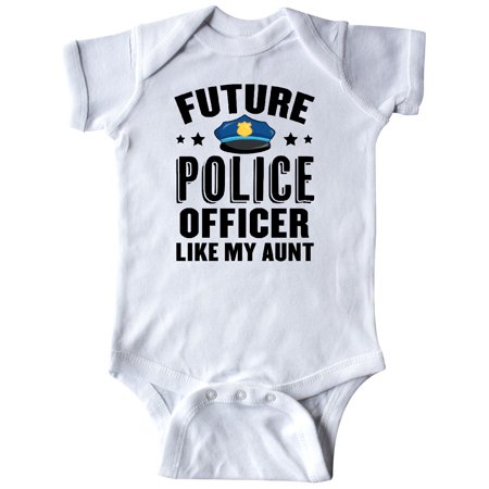 

Inktastic Future Police Officer Like My Aunt Gift Baby Boy or Baby Girl Bodysuit