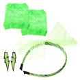 thumbnail image 1 of HLONK 80 ‘s Neon Scrunchie Net Themed Party Outfit Child, 1 of 8