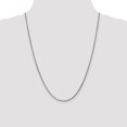 thumbnail image 4 of Auriga Fine Jewelry 14K White Gold 1.8mm Spiga Chain Necklace for Women 24", 4 of 4