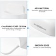 thumbnail image 2 of Storage Organizer Box for Home Office Desk, Wall Mounted Design Adhesive Remote Control Holder With Hollow Bottom For Phone Charging, Detachable Board For Customizable Storage, 2 of 4