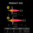 thumbnail image 3 of Aurgiarme 73mm/90mm Glow Baits Squid Jigs Lures Sea Fishing Tackle Floating Fishing Lures Night Fishing Lures, 3 of 9