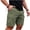 Army Green, variant on Men's Cargo Shorts 9" Inseam Quick Dry Hiking Work Utility Short Pants, Elastic Waistband with Drawstring Multi Pocket Outdoor Knee Length ShortsLightweight Breathable Summer