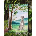 thumbnail image 3 of Carolines Treasures CK2570GF Under the Tree Irish Wolfhound Garden Size Flag, 3 of 3
