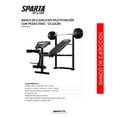 thumbnail image 4 of Banco Multifuncional Sparta Fitness Barra Disco 55kg M15, 4 of 5