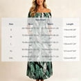 thumbnail image 3 of NTACZA Womens Summer Dresses Casual Hawaiian Sundress Tropical Maxi A-Line Elastic Waist Short Sleeve Boat Neck Vacation Size L, 3 of 6
