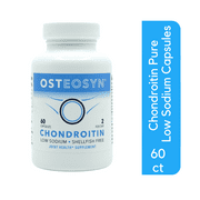 Osteosyn By Synutra Pure Chondroitin Calcium, Pharma-Grade Low Sodium No Sugar Shellfish Free for Joint Health