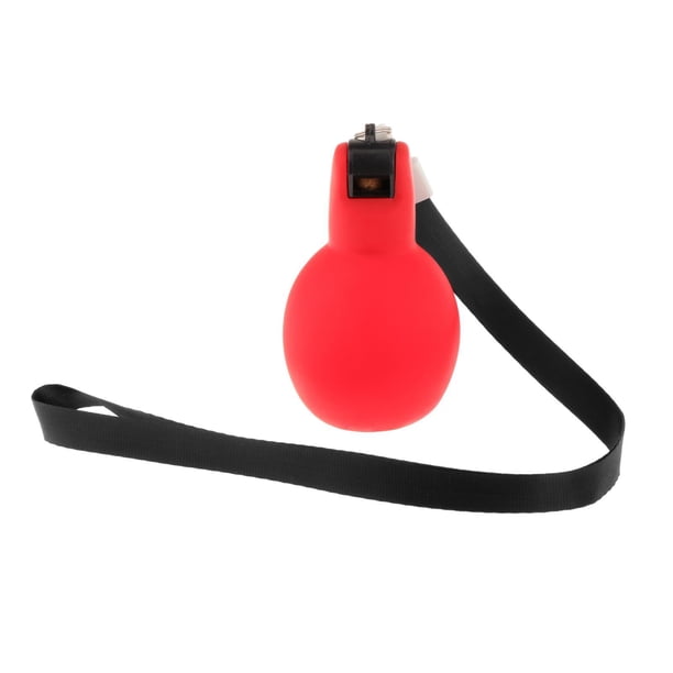 Silbatos de Mano Silbatos de Supervivencia con Cordones Silbatos de Mano Ruidosos para Entrenadores Silbatos Deportivos para Senderismo Caminar Balonc rojo