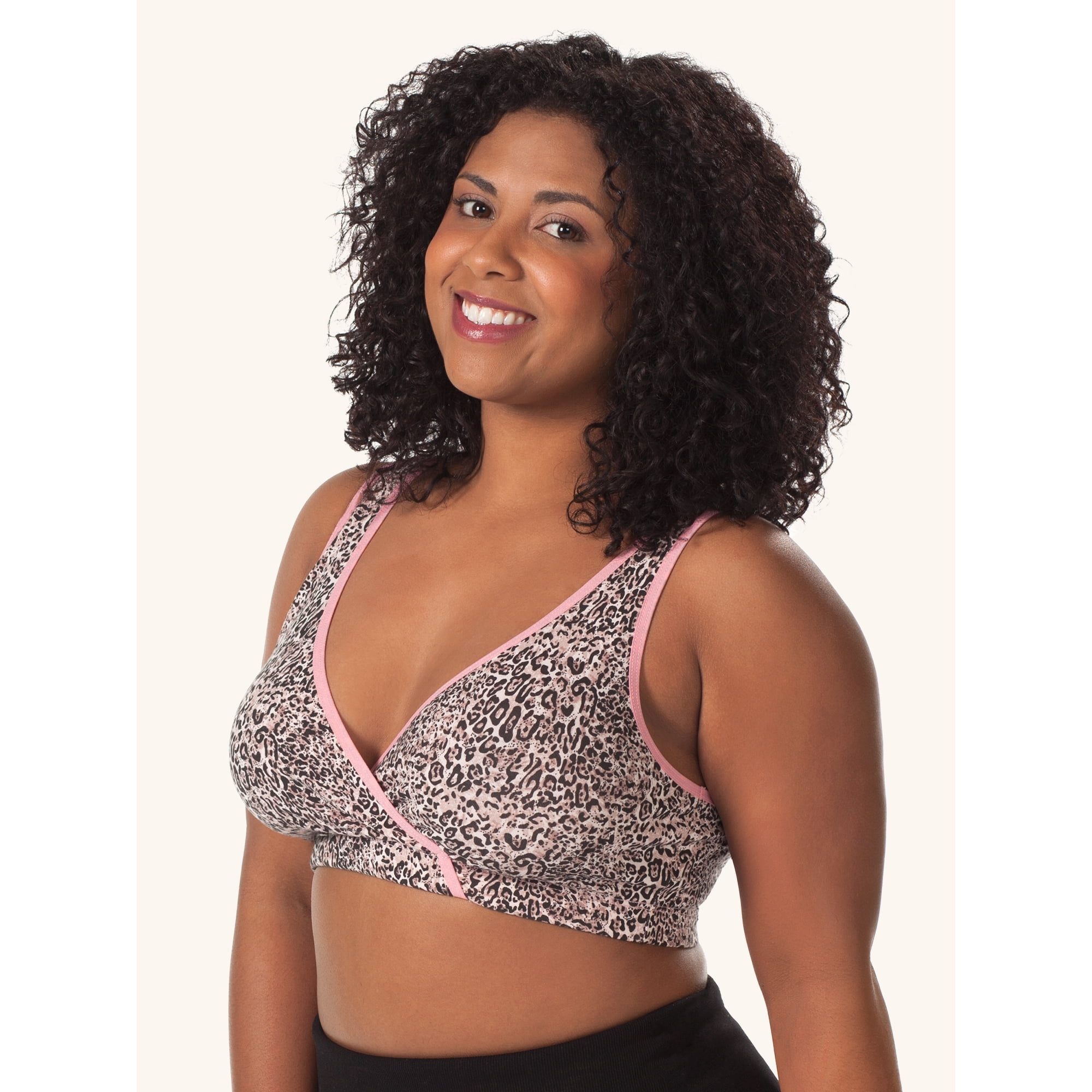 Loving Moments By Leading Lady Maternity To Nursing Cotton Sleep Bra, Style L316