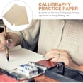 thumbnail image 2 of 100 Feuilles Papier de Calligraphie Papier d'Entraînement de Calligraphie Chinoise Papier d'Écriture Papier de Riz Papier de Riz Rétro, 2 of 8