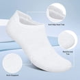 thumbnail image 4 of 6 Pairs No Show Socks for Men,Mens Low Cut Invisible Ankle Socks,Non Slip Cotton Casual Sneaker Trainer Socks with Arch Support(7-13), 4 of 8