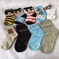 thumbnail image 2 of Disney-calcetines de Mickey Mouse para niños, medias de algodón transpirables con dibujos animados de Minnie, 4 pares heqiyong LED, 2 of 2