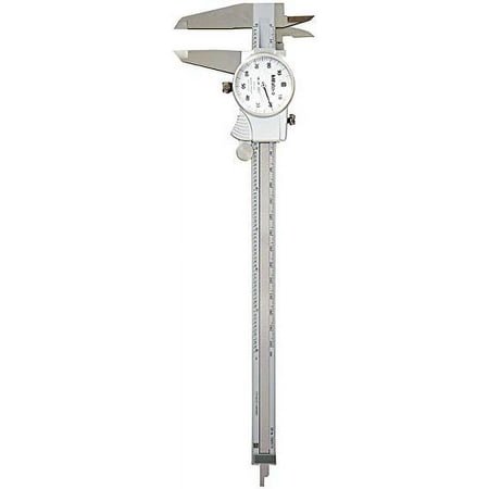 Mitutoyo 505-743 Dial Caliper, 0.1" Per Rev, 0-8" Range, 0.001" Accuracy