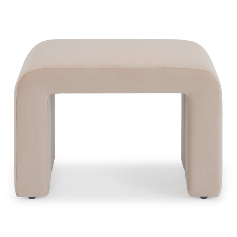 Better Homes & Gardens Juliet Velvet Waterfall Ottoman photo 2