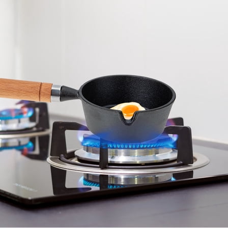 Pawsdot Sauce Pan Long Handle Cast Iron Pan Assorted Color 1Pack